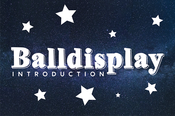 Balldisplay: A Bold Display Font for Modern Web Design
