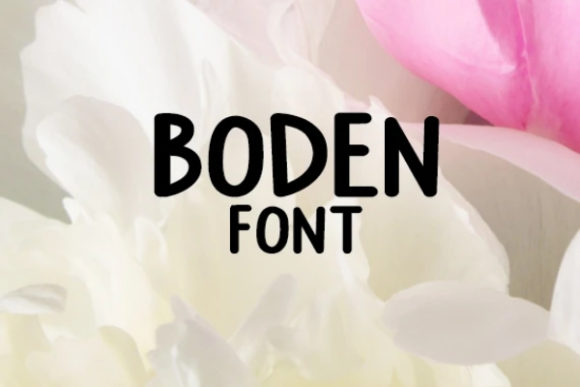 Boden Alpha: A Playful Display Font for Business Branding