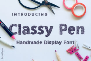 Classy Pen: A Display Font That Elevates Editorial Design with Personality