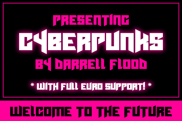 Cyberpunks: A Bold Display Font That Elevates Small Business Branding