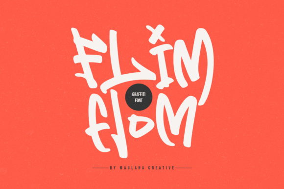 Flim Flom: A Graffiti-Inspired Display Font for Bold Branding Projects