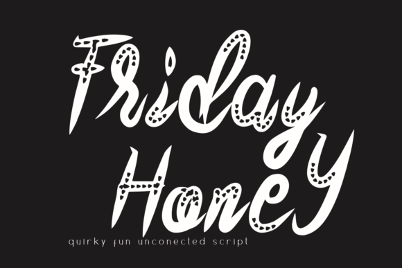 Friday Honey: A Quirky Display Font That Brings Personality to Branding