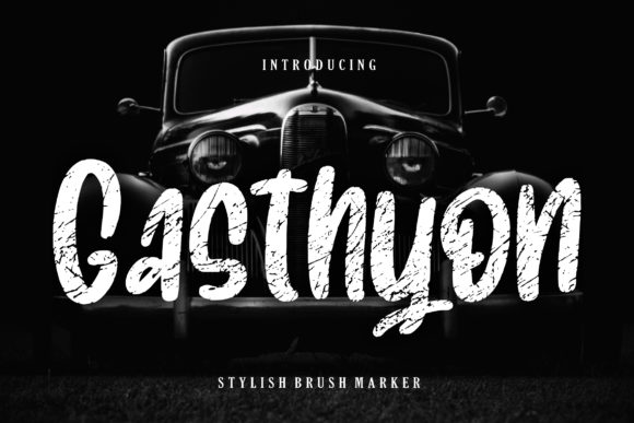 Gasthyon: A Playful Display Font for Modern Marketing and Branding