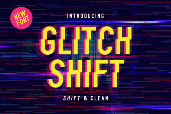 Glitch Shift: A Bold Display Font for Dynamic Campaign Visuals