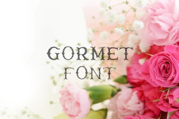 Gormet: A Playful Display Font for Digital Designers