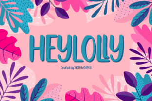 Heylolly: A Handcrafted Display Font for Warm, Approachable Editorial Design
