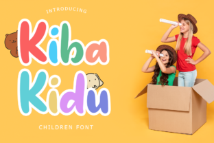 Kiba-Kidu: A Playful Display Font for Modern Web and Brand Design