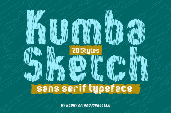 Kumba Sketch: A Whimsical Display Font That Elevates Campaign Visuals