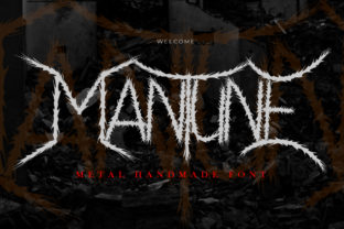 Mantune: A Bold Display Font for Editorial Edge