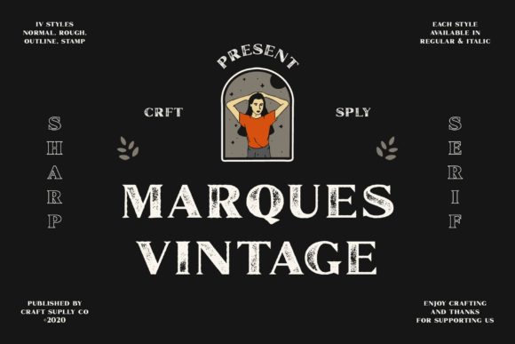 Marques Vintage: A Display Font That Elevates Web Typography