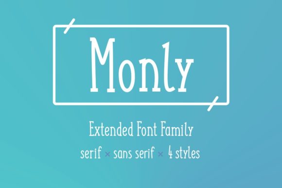 Monly: A Fresh Display Font for Modern Editorial Design