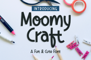 Moomycraft: A Playful Display Font for Modern Web Design Projects