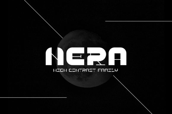 Nera: A Bold Display Font for Expressive Editorial Design