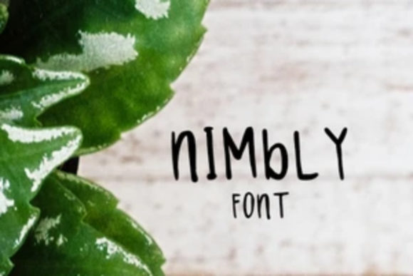 Nimbly: A Designer’s Take on This Display Font