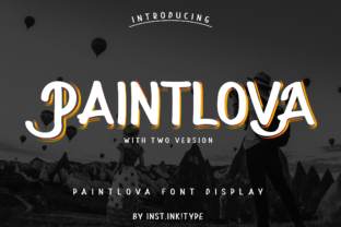PaintLova: A Playful Display Font for Web Designers