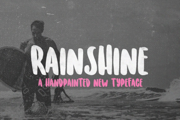 Rainshine: A Lively Display Font for Modern Editorial Design