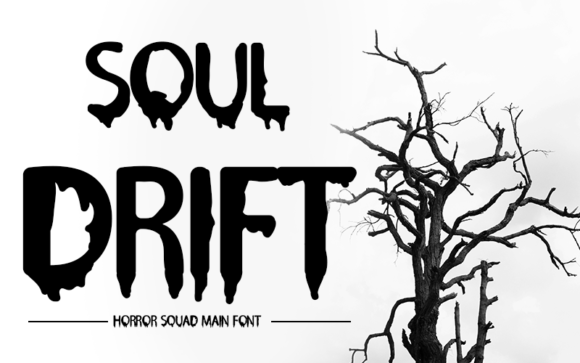 Soul Drift: A Bold Display Font for Editorial Design and Digital Publishing