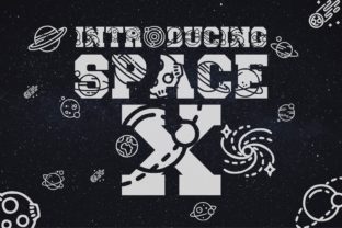 Space X: A Bold Display Font for Crafters and Product Designers
