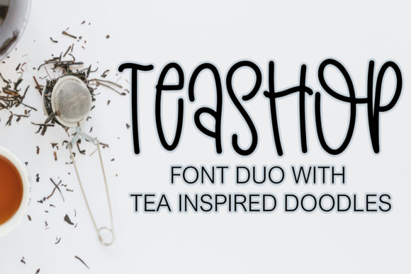 Teashop Font: A Playful Display Typeface for Branding That Stands Out