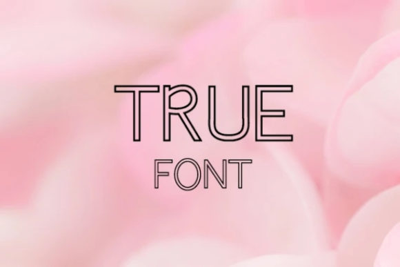 True Font Review: A Cute Display Typeface for Web Design Projects