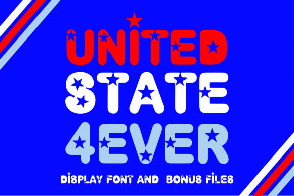 United State 4 Ever: A Bold Display Font for Patriotic Web Projects