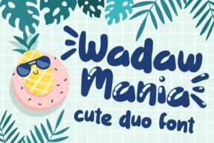 Wadaw Mania: A Versatile Display Font for Modern Editorial Design