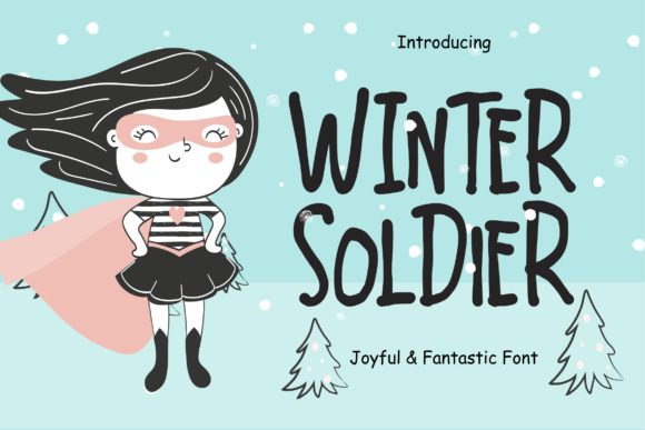 Winter Soldier: A Joyful Display Font for Editorial Design