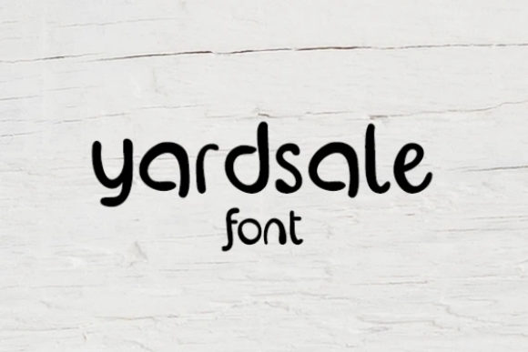 Yardsale: A Charming Display Font for Editorial Design and Digital Publishing